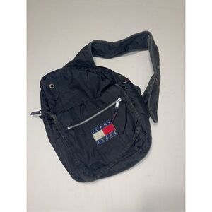 Vintage Tommy‎ Jeans Multi Pocket Crossbody Sling Bag